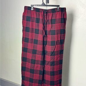 Sonoma Red and Black Sweatpants with Relaxed Fit